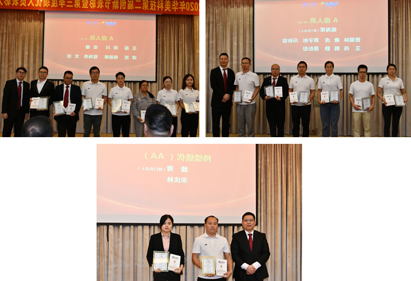 华美科技第三季度绩优人员表彰大会顺利召开
